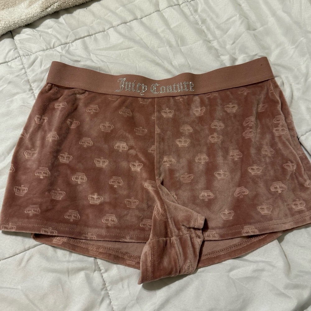 Juicy Couture Velour Pajama Shorts NWOT